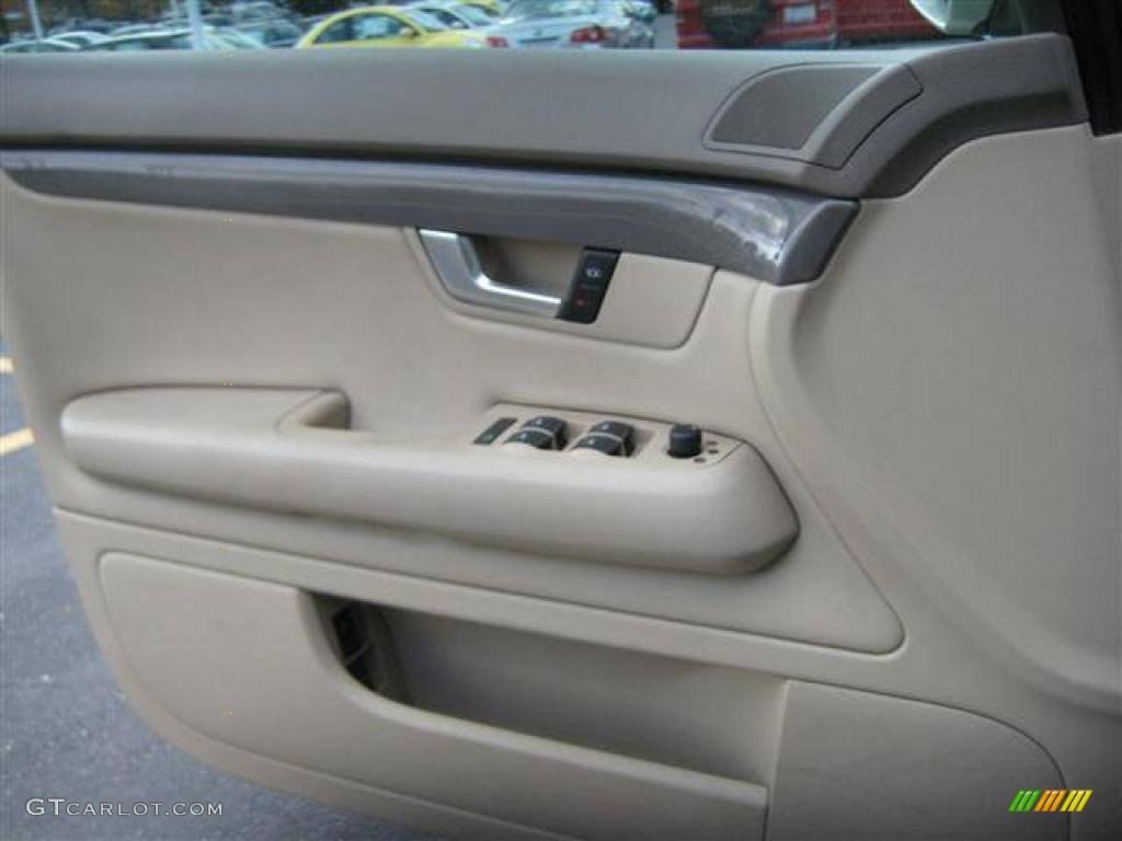 2004 A4 1.8T quattro Sedan - Champagne Metallic / Beige photo #15