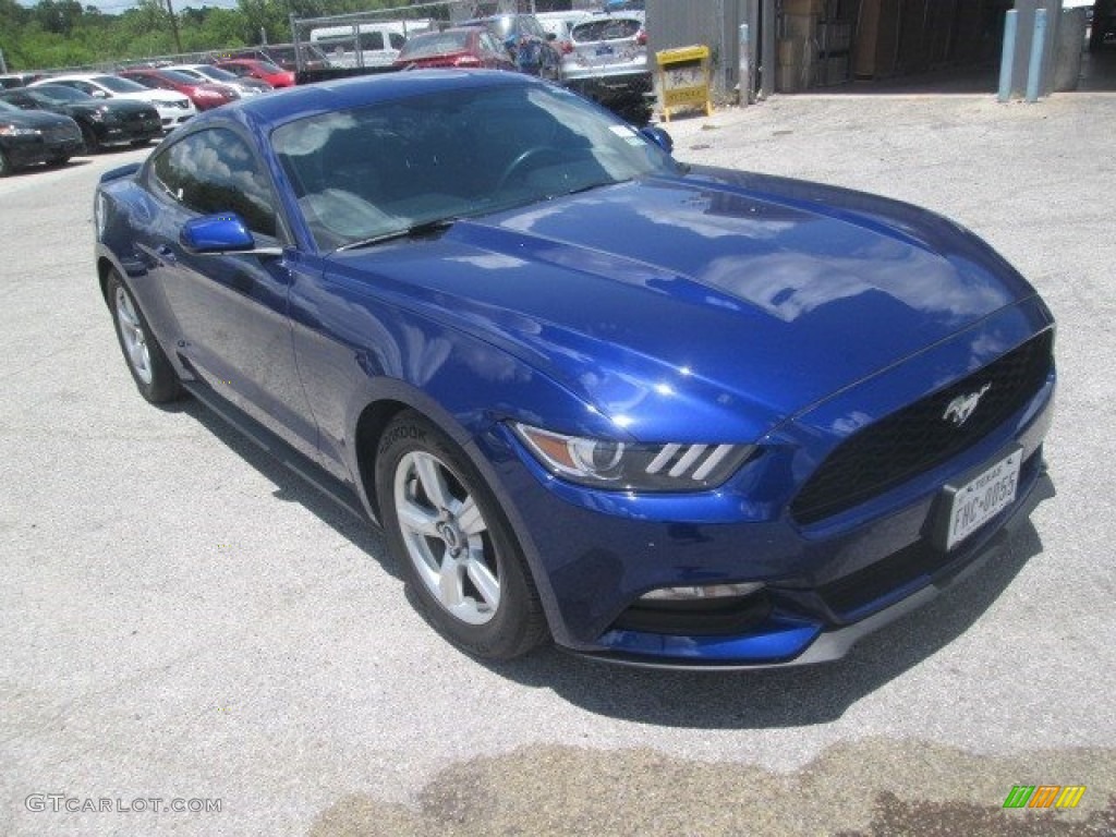 2015 Deep Impact Blue Metallic Ford Mustang V6 Coupe 114485334 Photo