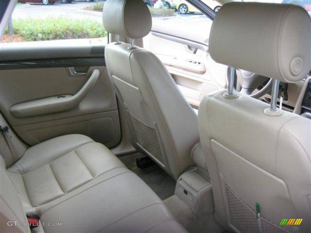 2004 A4 1.8T quattro Sedan - Champagne Metallic / Beige photo #19