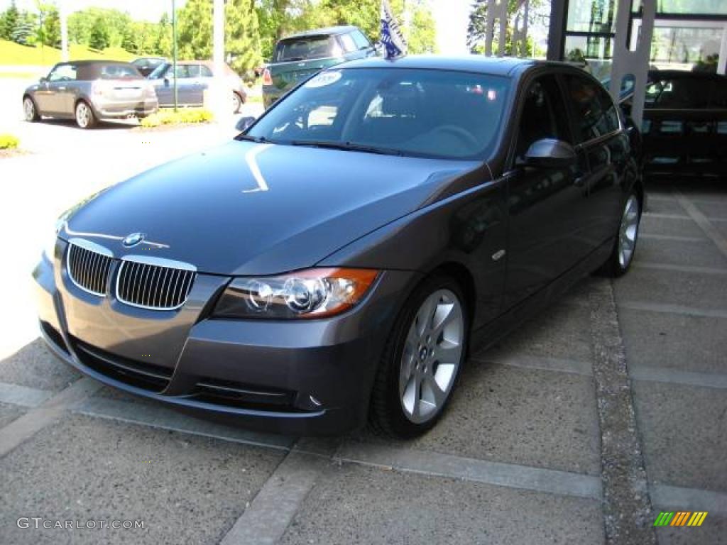 2006 3 Series 330i Sedan - Sparkling Graphite Metallic / Black Dakota Leather photo #4