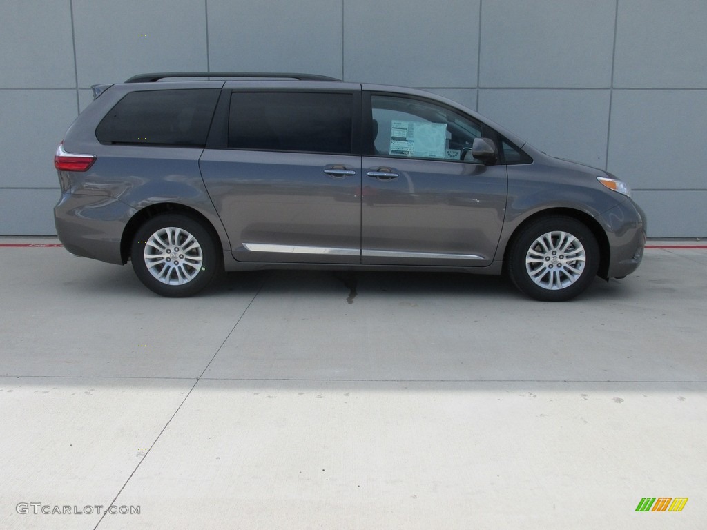 2016 Sienna XLE Premium - Predawn Gray Mica / Ash photo #3