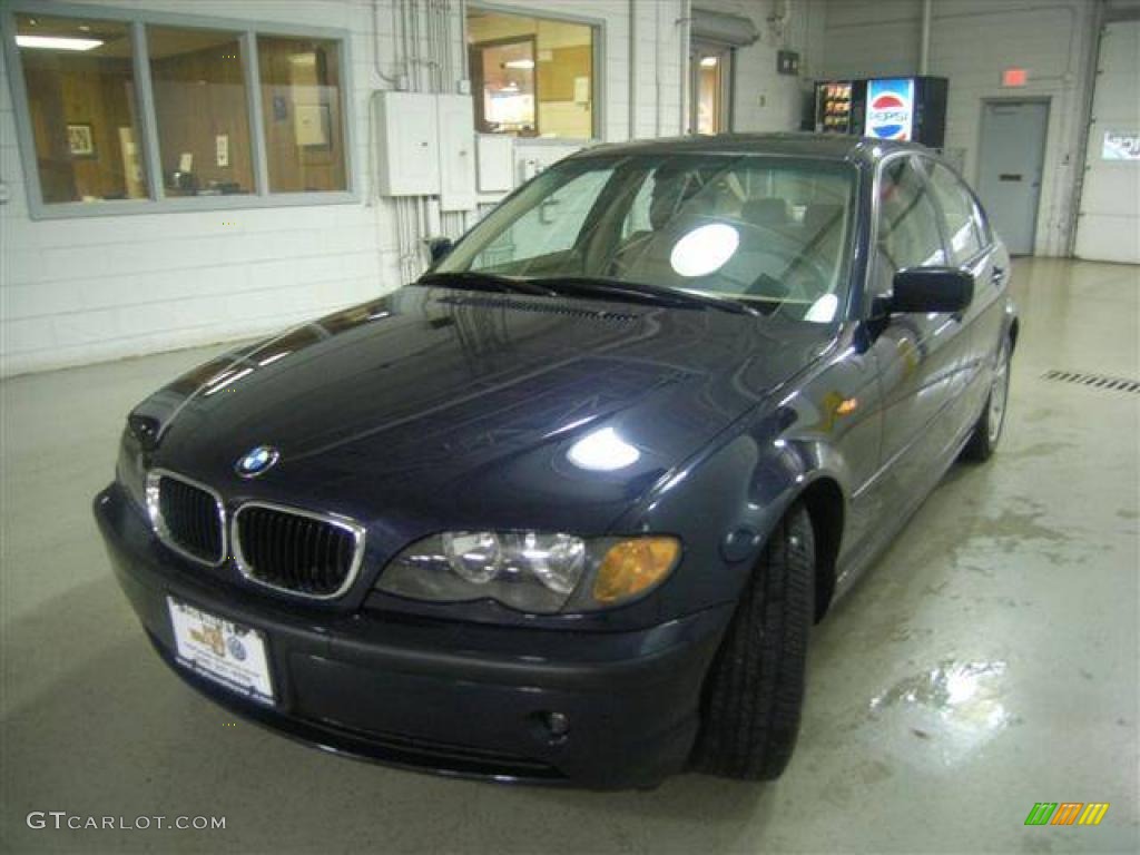 2004 3 Series 325i Sedan - Orient Blue Metallic / Grey photo #7