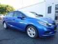 2016 Kinetic Blue Metallic Chevrolet Cruze LT Sedan  photo #3