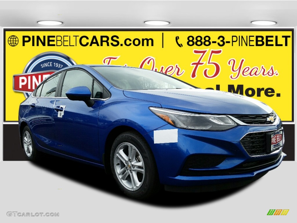 2016 Cruze LT Sedan - Kinetic Blue Metallic / Jet Black photo #1