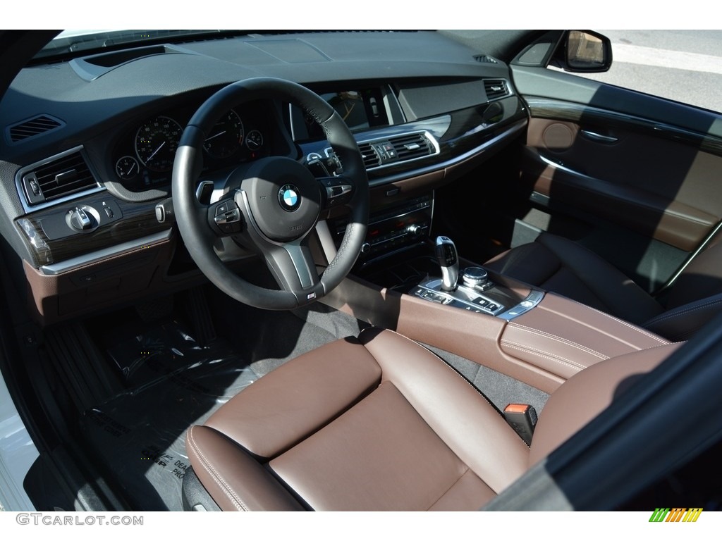 Mocha Interior 2016 BMW 5 Series 535i xDrive Gran Turismo Photo #114519936