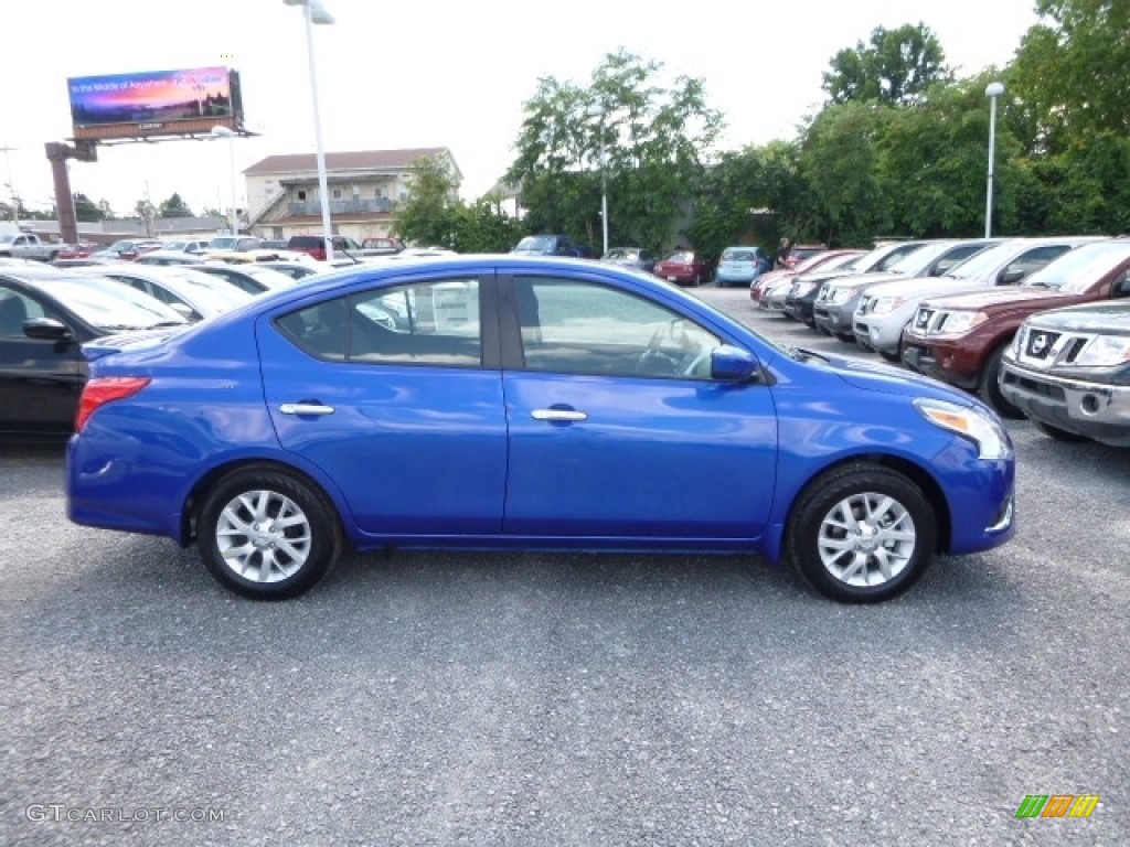 2016 Versa SV Sedan - Metallic Blue / Charcoal photo #6