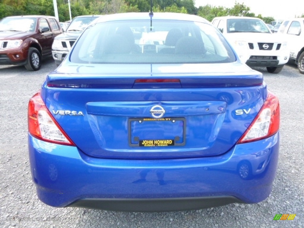 2016 Versa SV Sedan - Metallic Blue / Charcoal photo #8