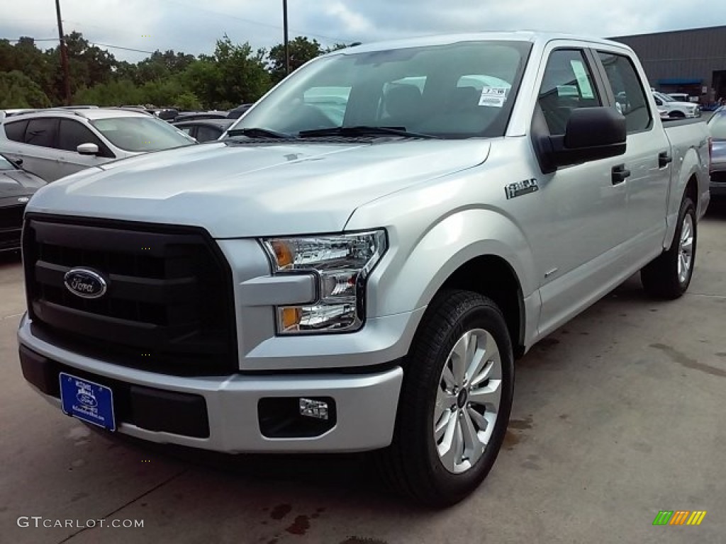 2016 F150 XL SuperCrew - Ingot Silver / Medium Earth Gray photo #6