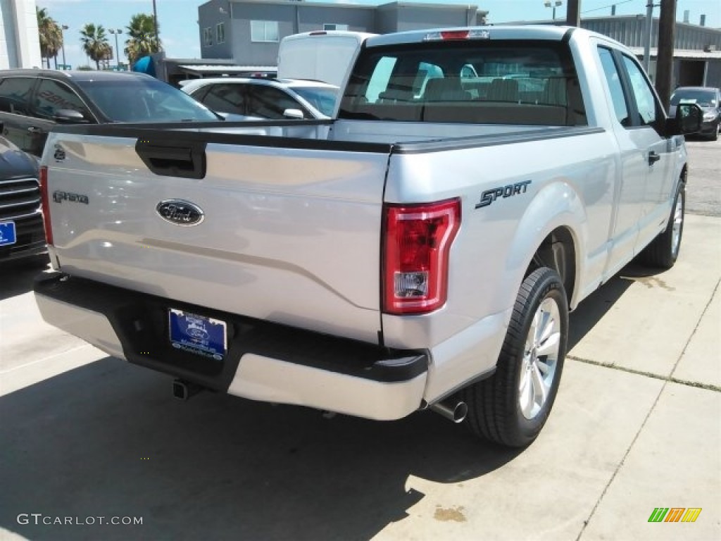 2016 F150 XL SuperCab - Ingot Silver / Medium Earth Gray photo #9