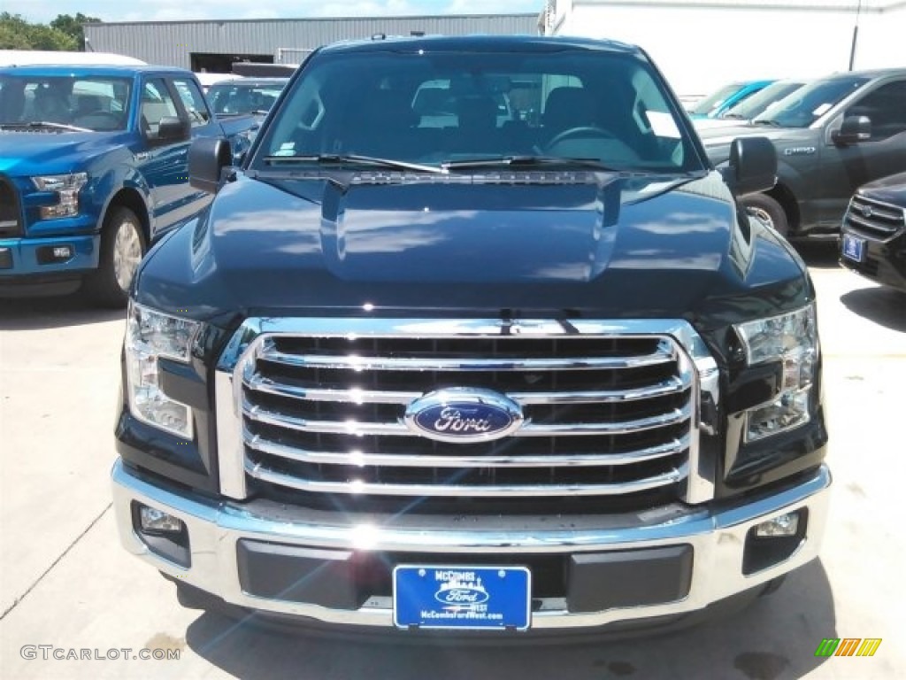 2016 F150 XLT SuperCrew - Shadow Black / Medium Earth Gray photo #7