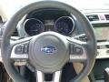 Slate Black 2016 Subaru Outback 2.5i Limited Steering Wheel