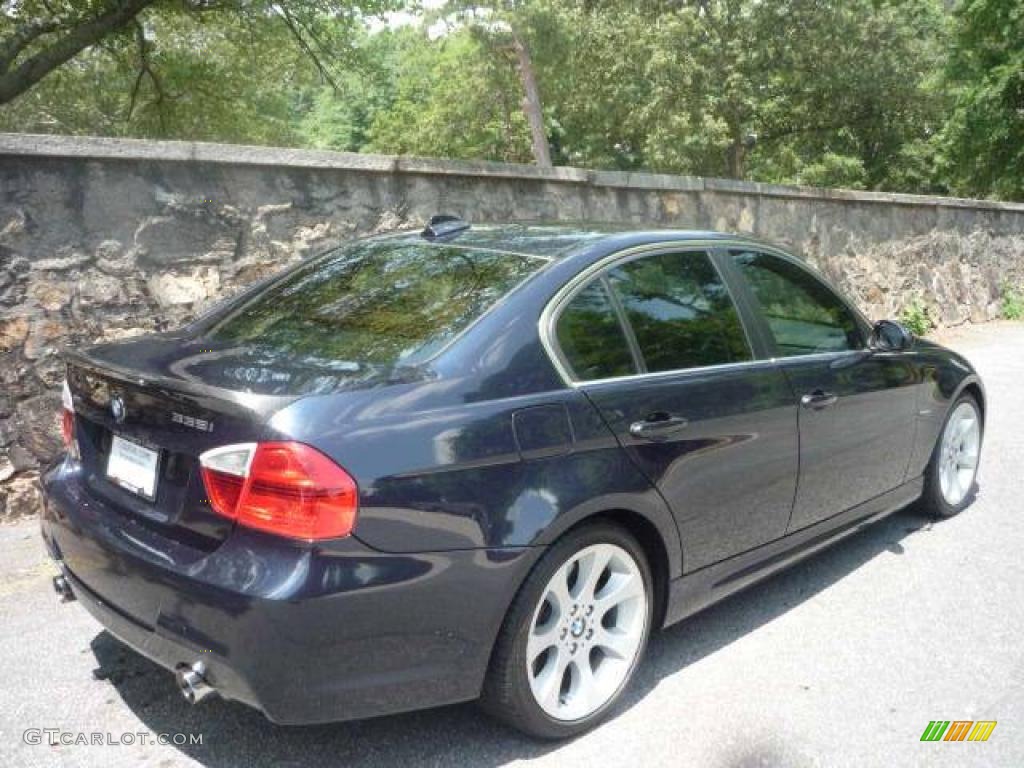 2007 3 Series 335i Sedan - Monaco Blue Metallic / Terra/Black Dakota Leather photo #3