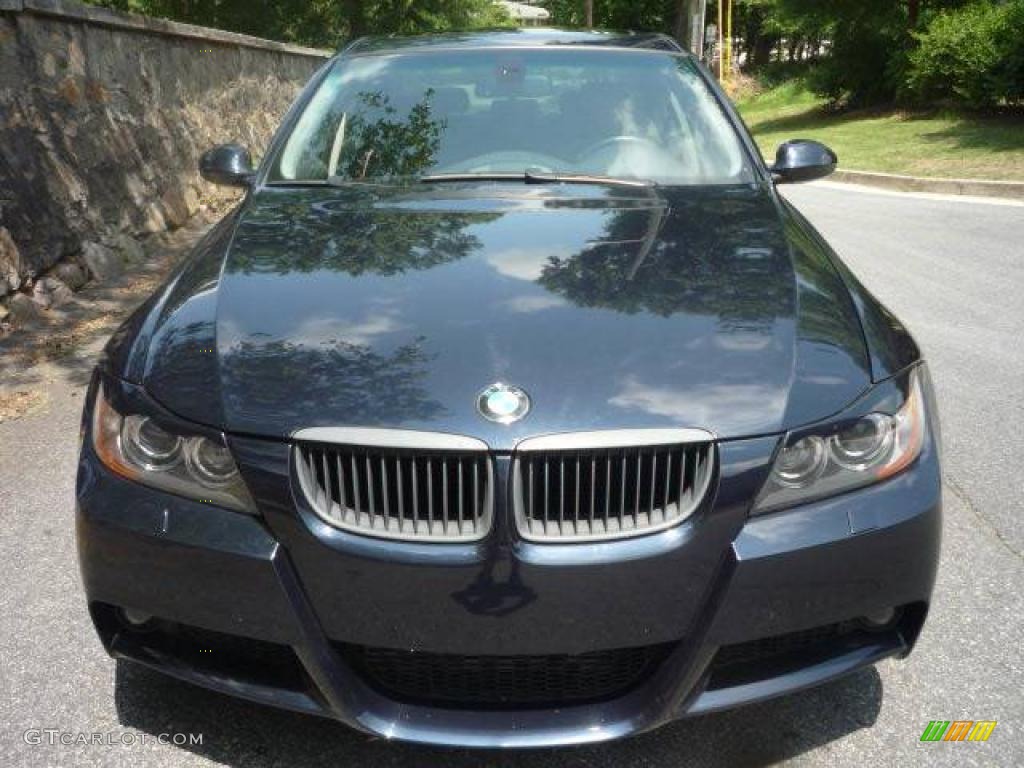 2007 3 Series 335i Sedan - Monaco Blue Metallic / Terra/Black Dakota Leather photo #5