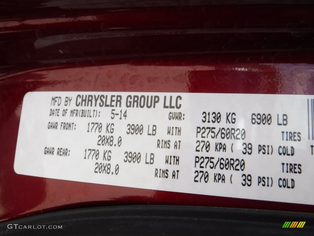 2014 1500 Big Horn Crew Cab 4x4 - Deep Cherry Red Crystal Pearl / Black/Diesel Gray photo #38