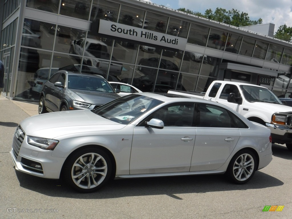 2014 S4 Prestige 3.0 TFSI quattro - Ice Silver Metallic / Black photo #2