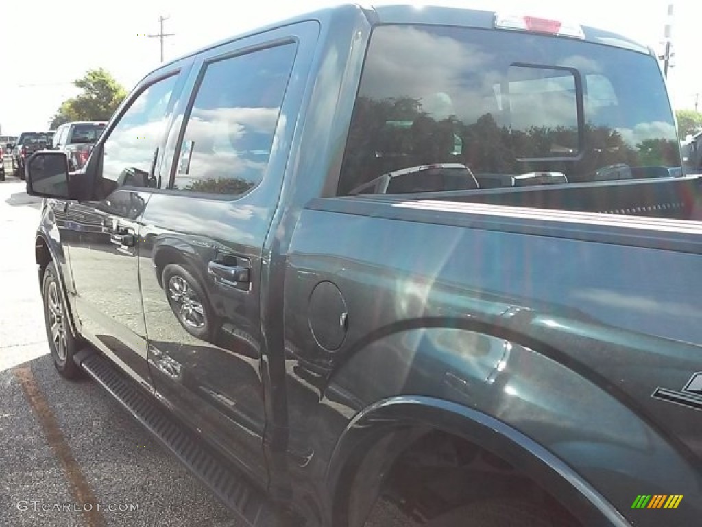 2016 F150 XLT SuperCrew - Magnetic / Black photo #8