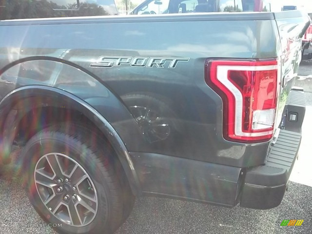 2016 F150 XLT SuperCrew - Magnetic / Black photo #10
