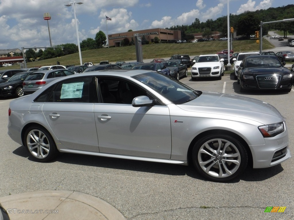 2014 S4 Prestige 3.0 TFSI quattro - Ice Silver Metallic / Black photo #9