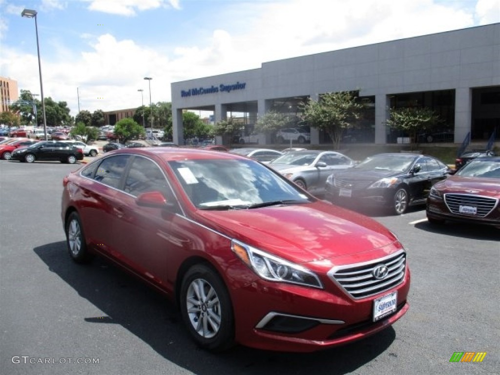 2016 Sonata SE - Venetian Red / Beige photo #1