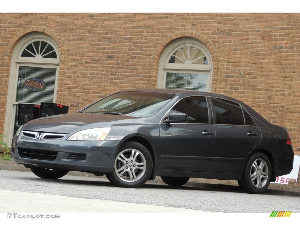 2007 Accord EX-L Sedan - Graphite Pearl / Gray photo #1