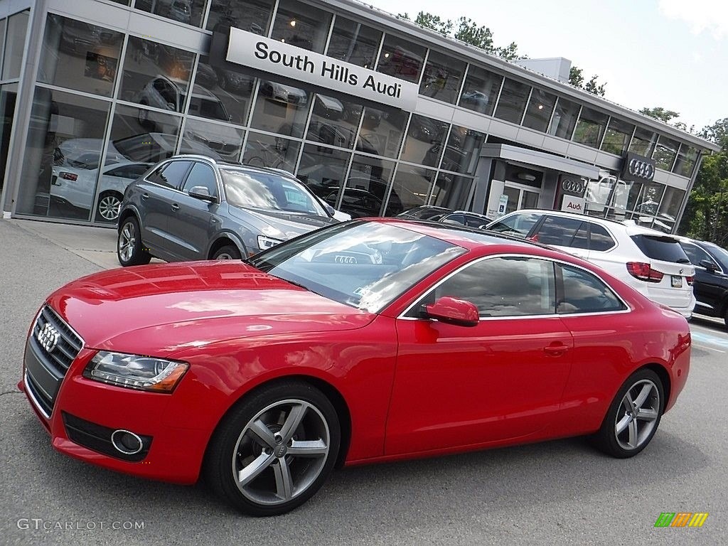Brilliant Red Audi A5