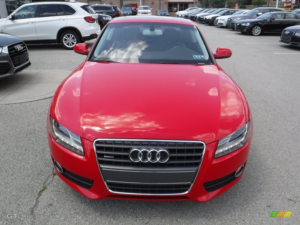 2010 A5 2.0T quattro Coupe - Brilliant Red / Black photo #6