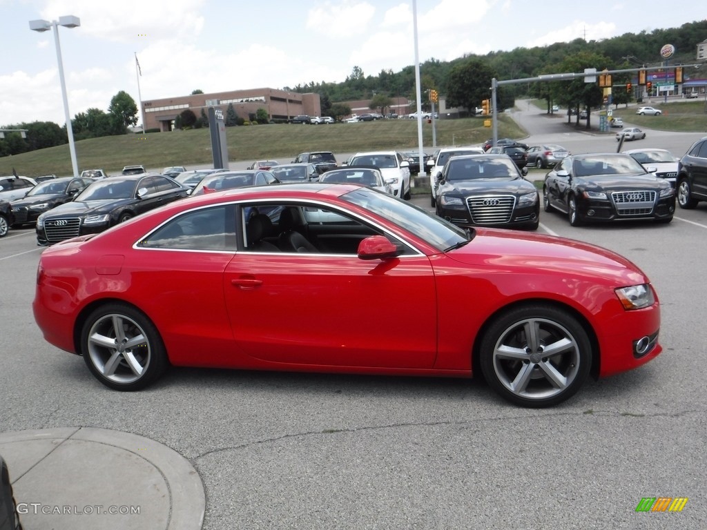 2010 A5 2.0T quattro Coupe - Brilliant Red / Black photo #9