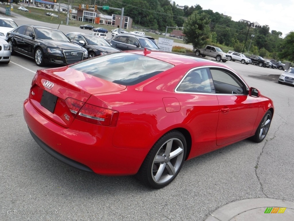 2010 A5 2.0T quattro Coupe - Brilliant Red / Black photo #12