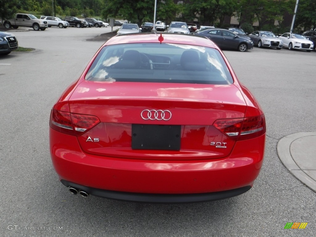 2010 A5 2.0T quattro Coupe - Brilliant Red / Black photo #13