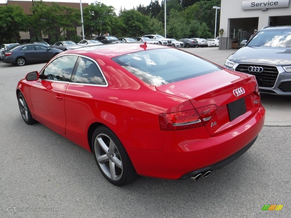 2010 A5 2.0T quattro Coupe - Brilliant Red / Black photo #16