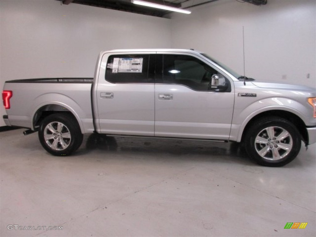 2016 F150 Platinum SuperCrew - Ingot Silver / Platinum Black photo #8
