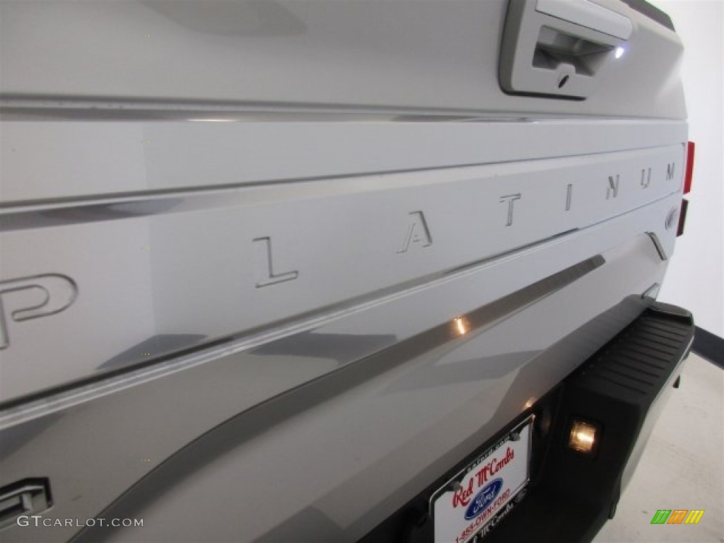 2016 F150 Platinum SuperCrew - Ingot Silver / Platinum Black photo #17