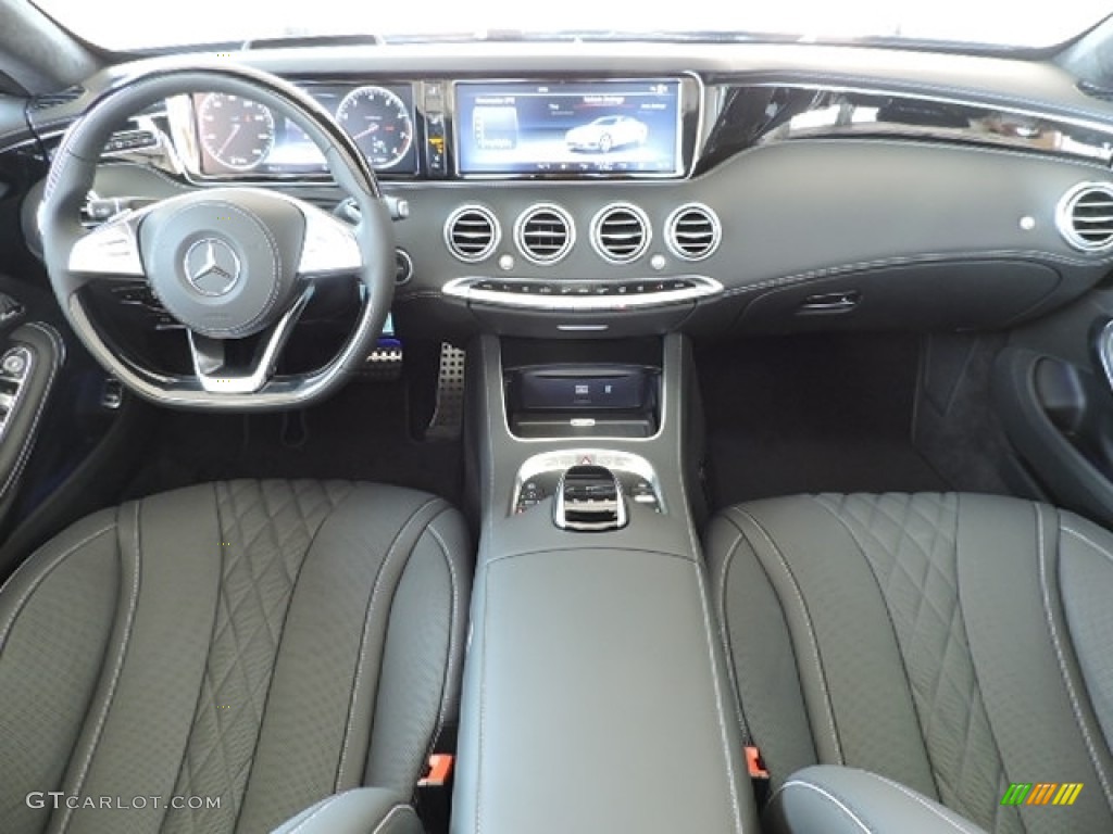 designo Black Interior 2017 Mercedes-Benz S 550 Cabriolet Photo #114527517