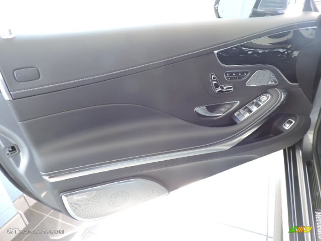 2017 Mercedes-Benz S 550 Cabriolet designo Black Door Panel Photo #114527694