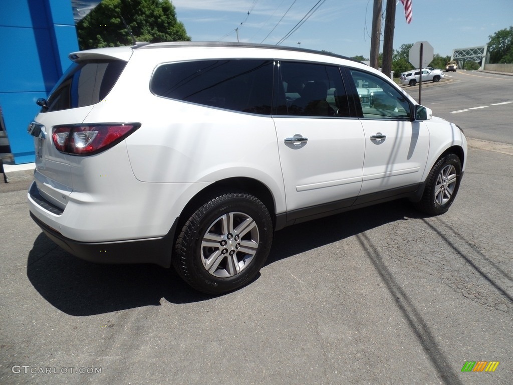 2017 Traverse LT AWD - Iridescent Pearl Tricoat / Dark Titanium/Light Titanium photo #8