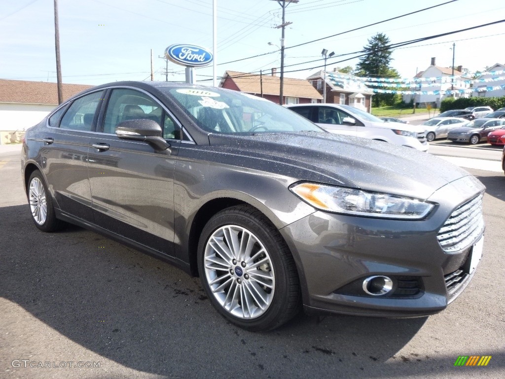 2016 Fusion SE AWD - Magnetic Metallic / Charcoal Black photo #3