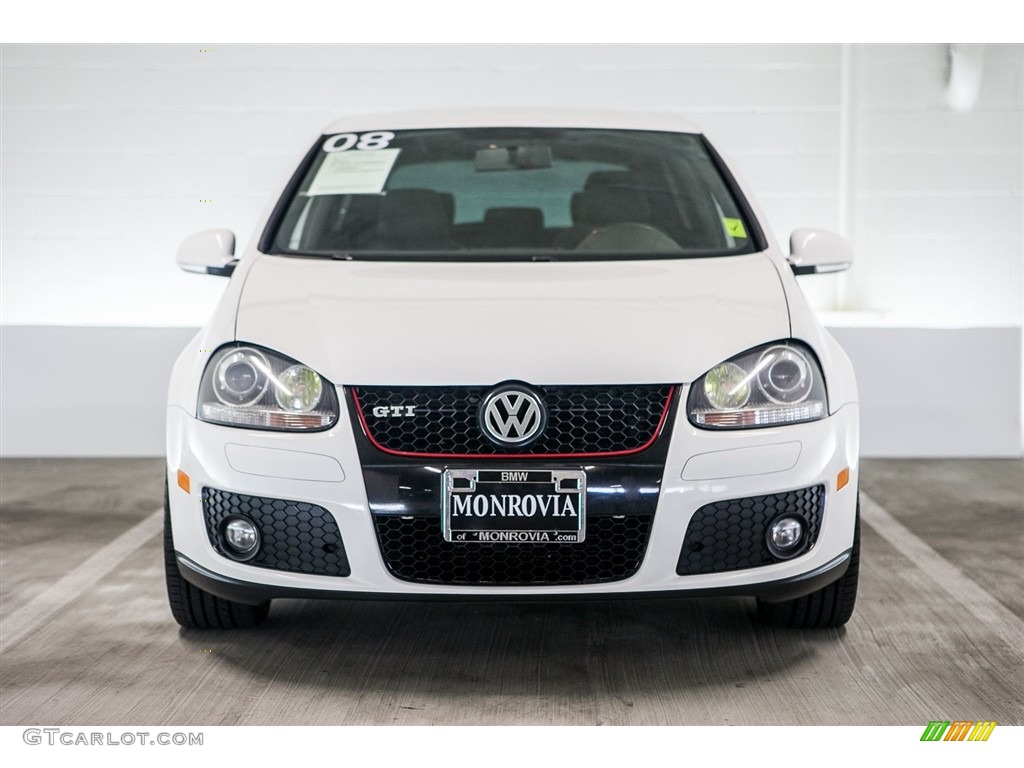2008 GTI 4 Door - Candy White / Anthracite Black photo #2