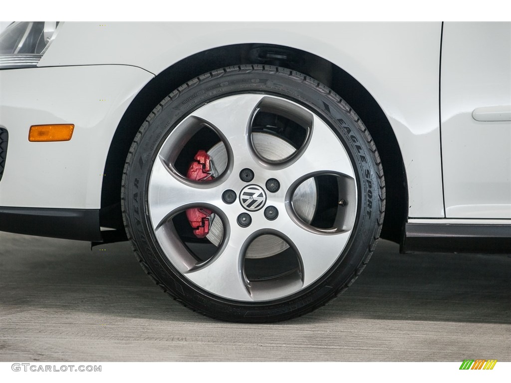 2008 GTI 4 Door - Candy White / Anthracite Black photo #8