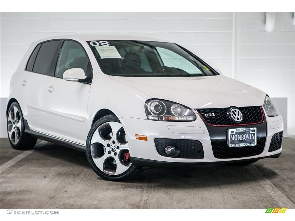 2008 GTI 4 Door - Candy White / Anthracite Black photo #12