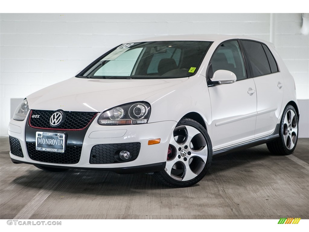 2008 GTI 4 Door - Candy White / Anthracite Black photo #14
