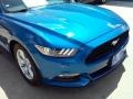 2017 Lightning Blue Ford Mustang V6 Coupe  photo #3