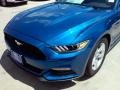 2017 Lightning Blue Ford Mustang V6 Coupe  photo #8