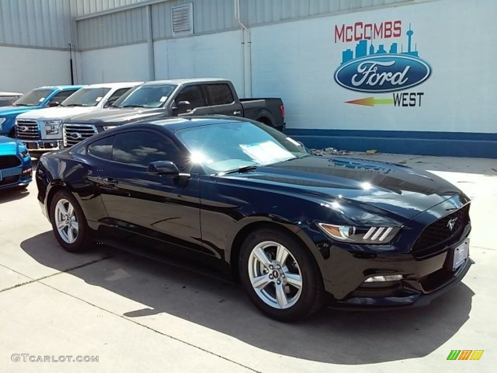 Shadow Black Ford Mustang