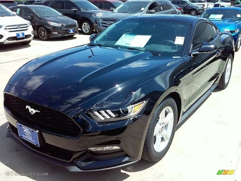 2017 Mustang V6 Coupe - Shadow Black / Ebony photo #7