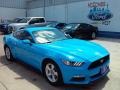 2017 Grabber Blue Ford Mustang V6 Coupe  photo #1