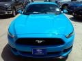 2017 Grabber Blue Ford Mustang V6 Coupe  photo #6