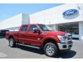 Ruby Red Metallic 2016 Ford F350 Super Duty XLT Crew Cab 4x4