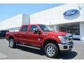 2016 Ruby Red Metallic Ford F350 Super Duty XLT Crew Cab 4x4  photo #1