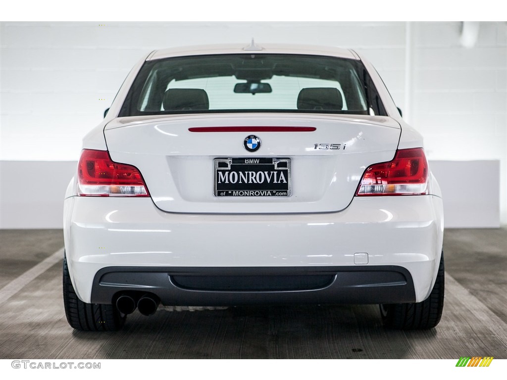 2012 1 Series 135i Coupe - Alpine White / Black photo #3
