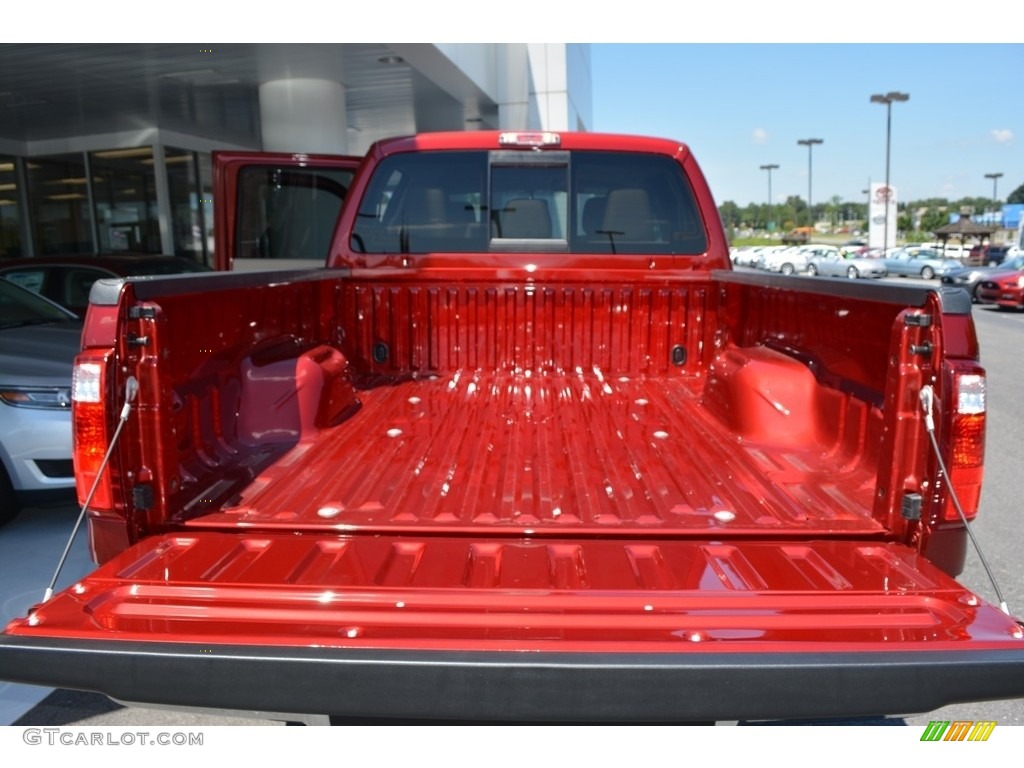 2016 F350 Super Duty XLT Crew Cab 4x4 - Ruby Red Metallic / Adobe photo #6